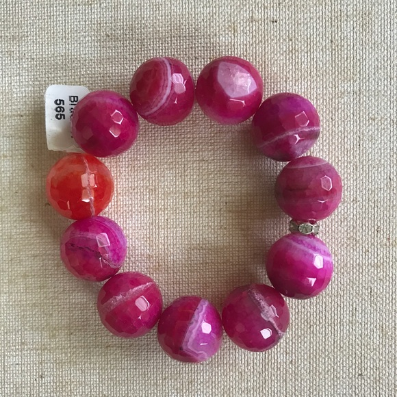 Jewelry - BRACELET Faceted Glass Beads